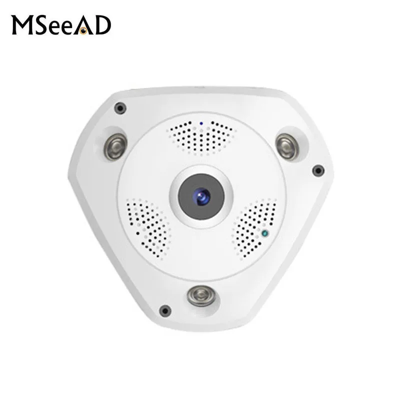 

360 Degree VR Panorama CCTV IP Camera 960P Wifi 1.3MP Security Surveillance Camera IR Night Vision 2 Way Audio SD Card Recording