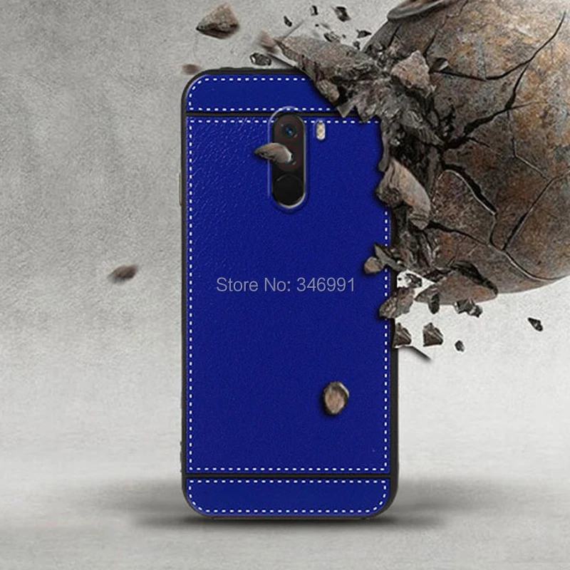 Чехол Smile для Xiaomi Pocophone F1 роскошный мягкий черный силиконовый чехол 6 18 дюйма BC с