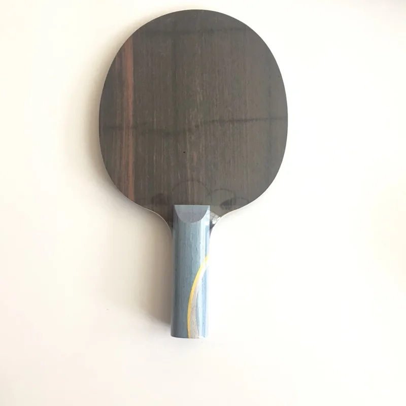 Lemuria DIY W968-5 структура Настольный теннис ракетка 5 слоев дерева плюс 2 слоя арилат углерода пинг понг летучие мыши для настольного тенниса Спорт funs - Цвет: ST handle