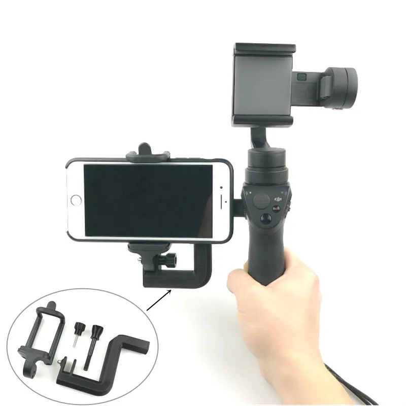 

3D printed Mobile phone handheld gimbal expansion mobile phone monitor bracket for DJI Osmo Mobile 1 GOPRO