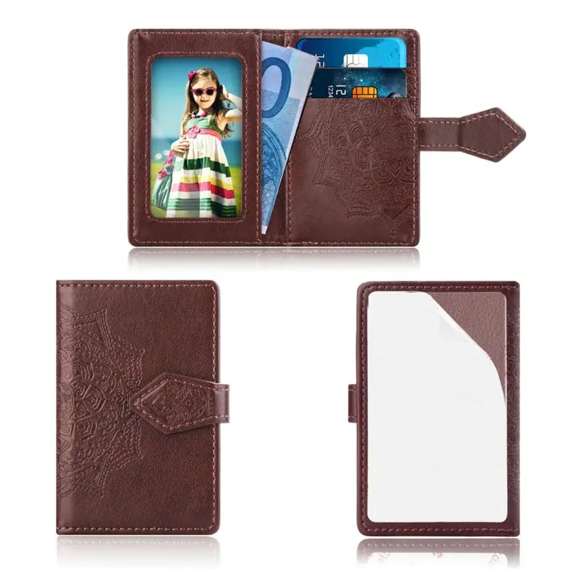 2019 Новое поступление модный тисненый Цветок Клей бумажник для кредитных карт Чехол карманный стикер держатель для телефона