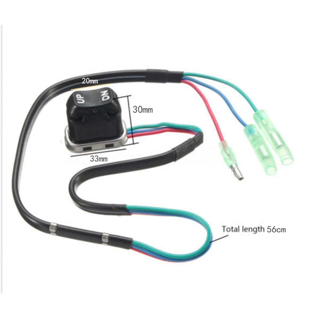 Trim Tilt Switch For Yamaha Motor Outboard Remote Controller 703-82563-01-00 Motorcycle Accessories & Parts Electrical System