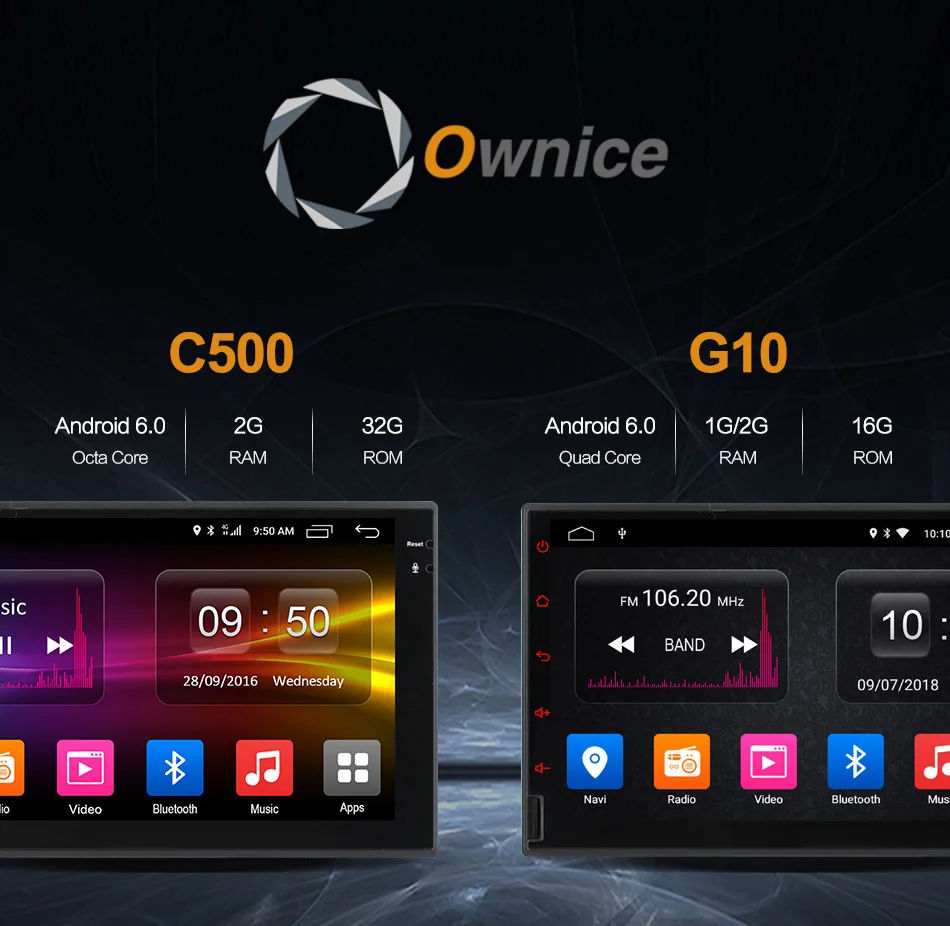 Sale Ownice C500 G10 Octa 8 Core Android Head Unit Support 4G LTE SIM Network Car GPS 2 din Universal car Radio dvd Multimedia player 7