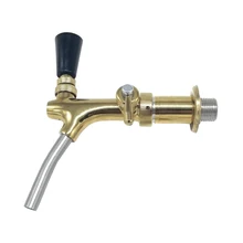 Кран золото Регулируемая пива кран с хромом удобно с хромирование пиво коснитесь потока Управление проект самогон