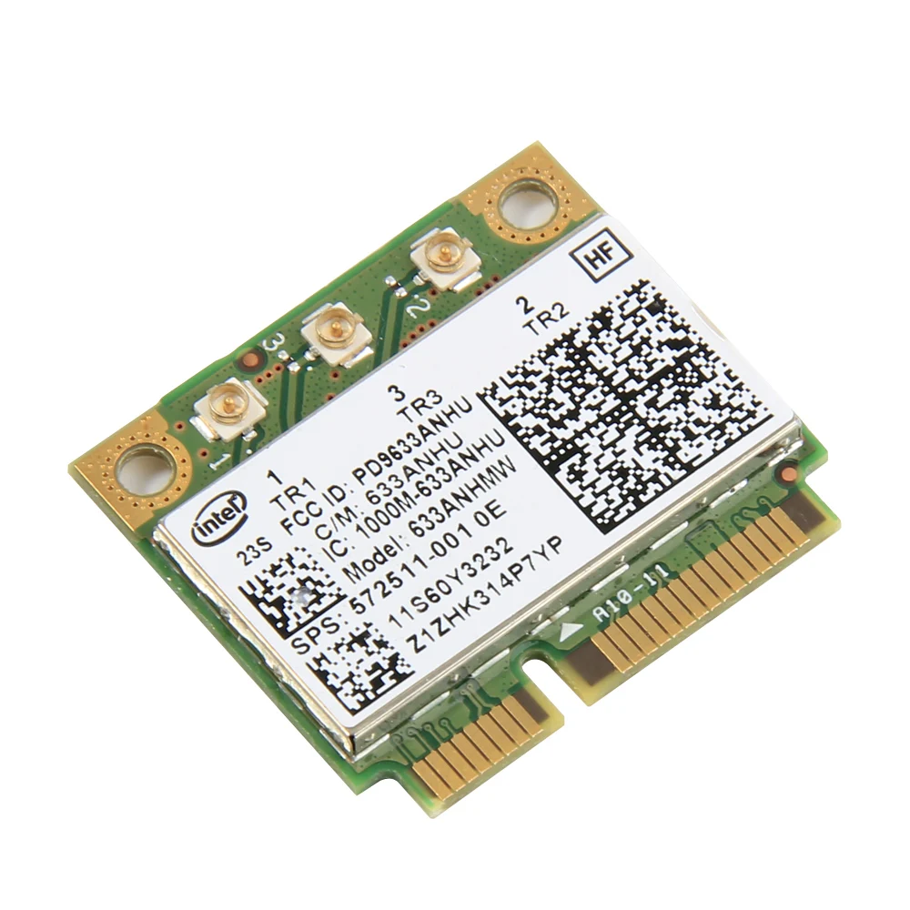 Для Intel 6300 Беспроводной N 450 Мбит/с Wi Fi 2 4G/Wi 5 ГГц ПОЛОВИНА Mini карта pci e для IBM ThinkPad Lenovo