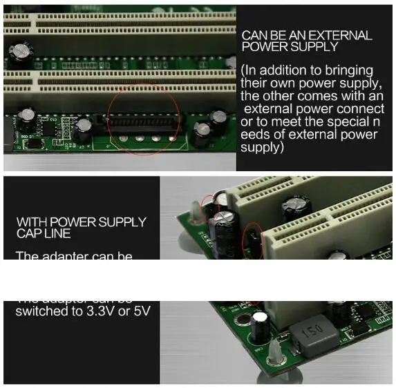 High Quality PCI-E PCI express PCIe to PCI Slot adapter cable mini pci-e x1 to x16 riser card No driver Required