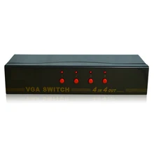HighTek HK-V4T4S 250MHZ VGA switcher box 4 port for VGA signal input, 4 ports VGA signal output
