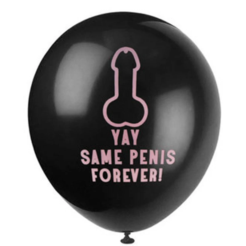 10pcs-Same-Penis-Forever-Balloons-Black-Offensive-Balls-Pink-Penis-Shape-Rude-Abusive-Balloon-Hen-Bachelorette
