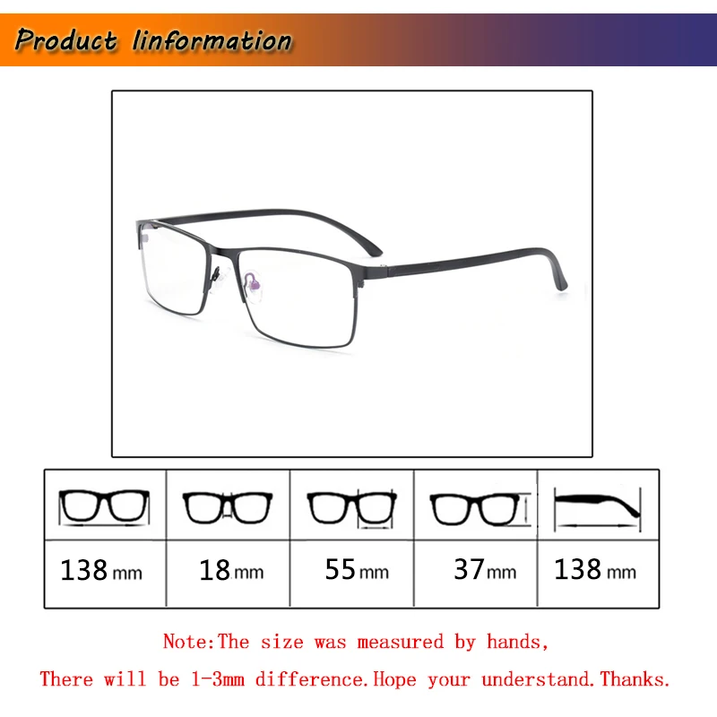 Мужские Бизнес фотохромные Близорукость Солнцезащитные очки от пресбиопии TR ноги металлические квадратные рамки очки для чтения смотрите рядом с дальним L3