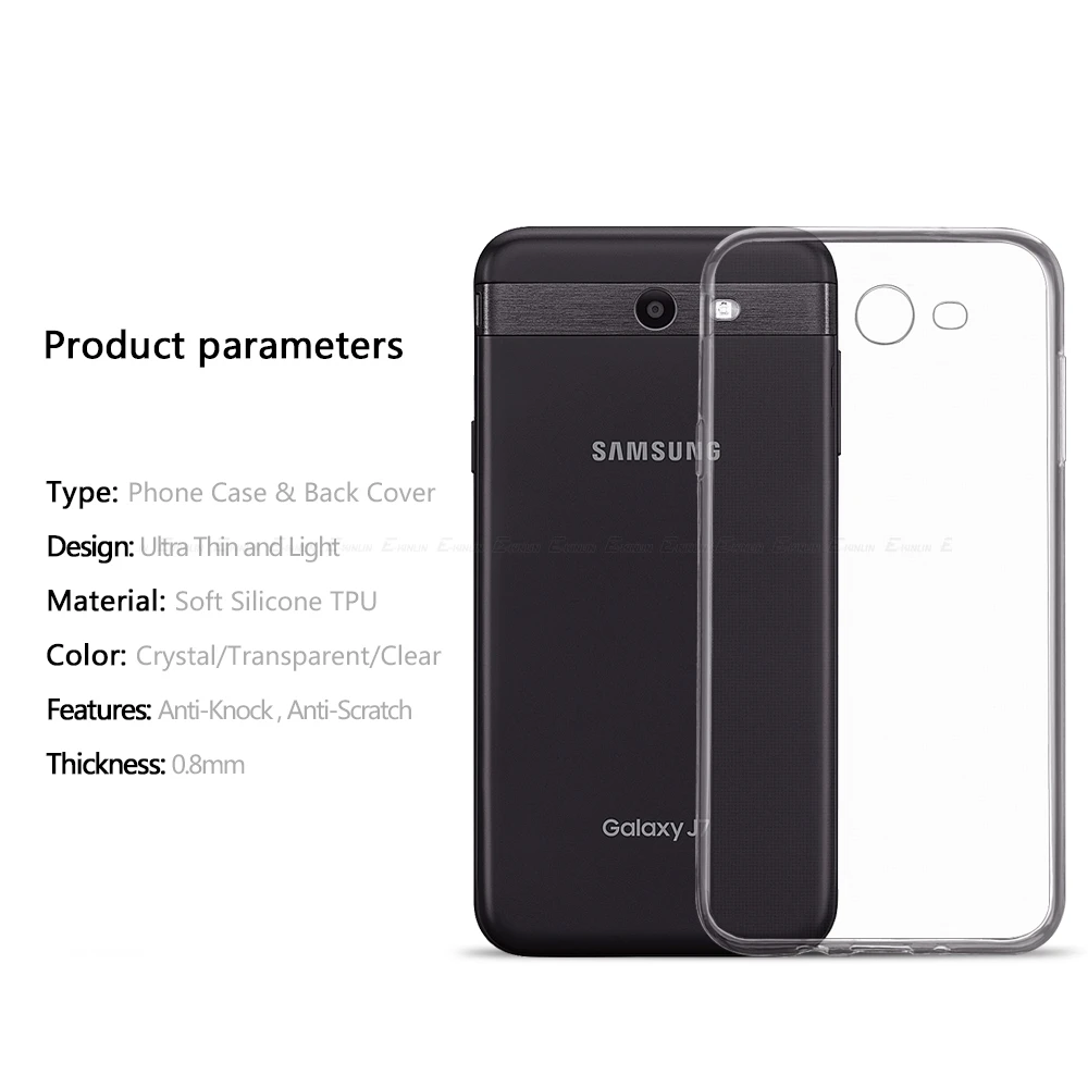 Ультратонкий тонкий прозрачный мягкий защитный чехол из ТПУ для Samsung Galaxy XCover Pro J7