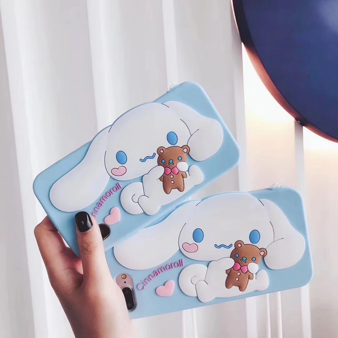 312 20 De Réductiondate Japon Mignon Dessin Animé Boudin Chien Grande Oreille Pet Coque De Téléphone Pour Iphone Xs Max Xr X 6 6s 7 8 Plus Fille