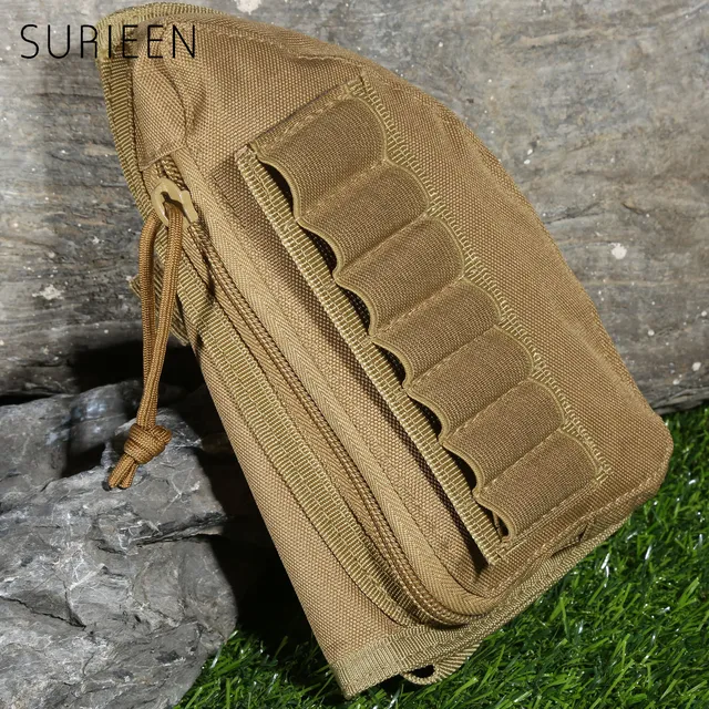 SURIEEN Tactical Pouch Hunting Military Buttstock Pistol Rifle Stock