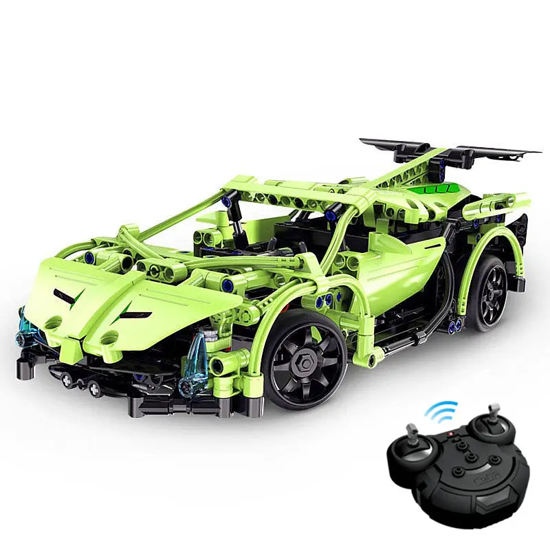

Shuangying technic series Race Car Model Building Kits Blocks Bricks Compatible 42056 gift Educational DIY RC building block CAR