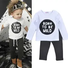 5 комплектов/партия, комплекты одежды для маленьких девочек; Длинные рукава(рубашка+ Штаны) Комплект для малышей 1105 Sylvia sis