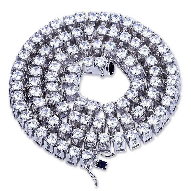 

Men Cuban Miami Link Bracelet & Chain Set AAA Rhinestone Clasp Gold Hip Hop Necklace Chain Jewelry drop shipping