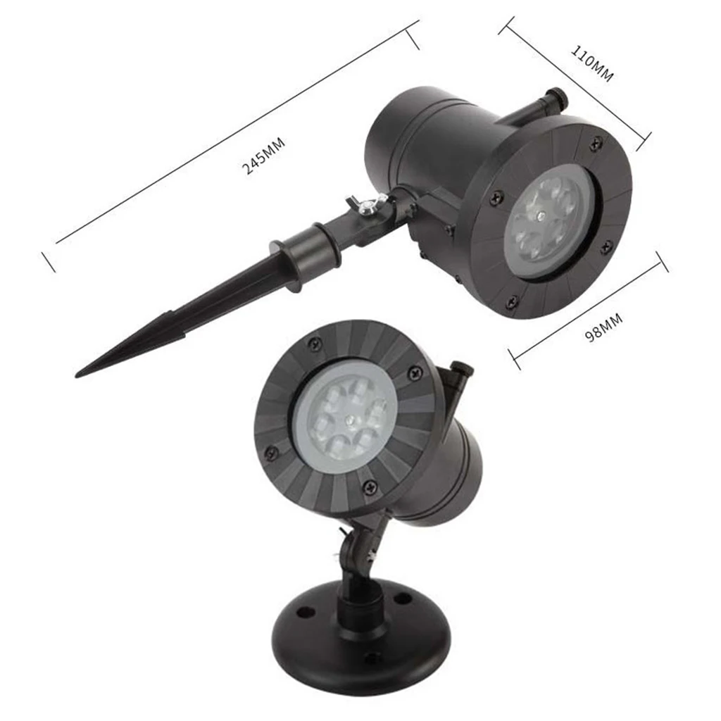 Celebration Series Projector LED Image Motion Projection Light with 12 Slide for Halloween Party Garden Outdoor Activities