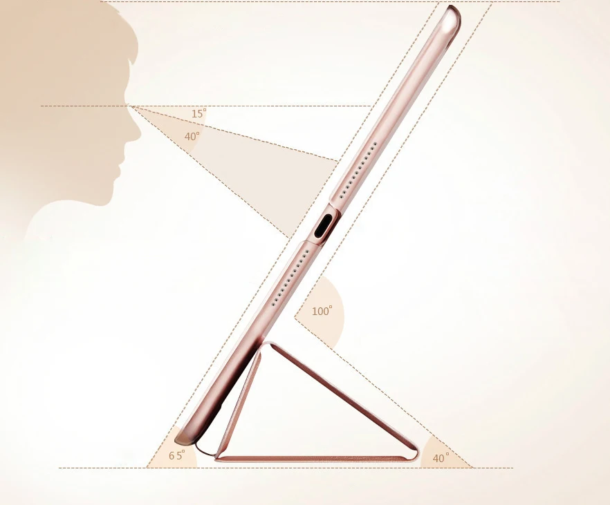 Умный чехол для нового ipad Air Pro 2017 2019 дюйма A1701'A1709 из искусственной кожи +