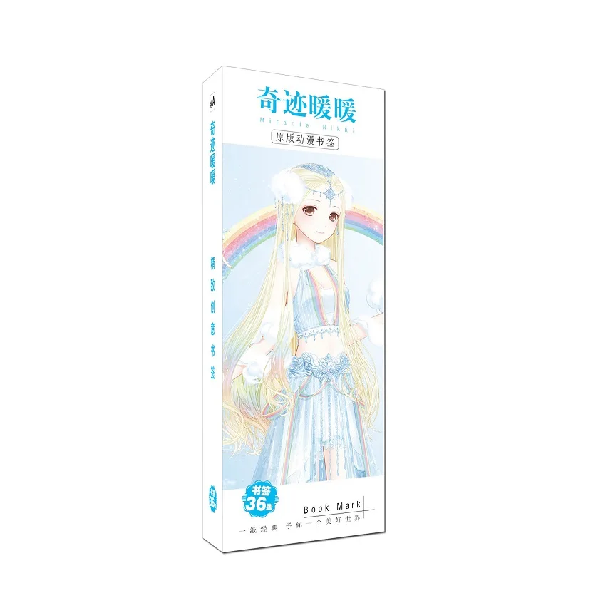 

36 Pcs/Set New Game Miracle Nikki Paper Bookmark Stationery Bookmarks Book Holder Message Card