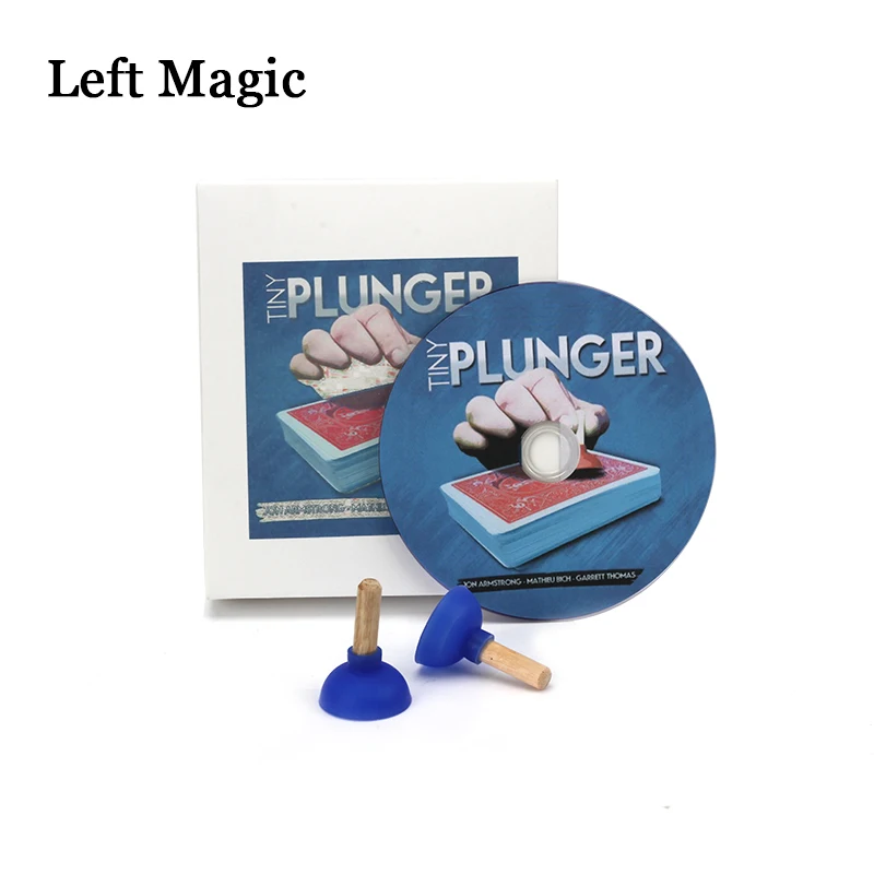 

"Tiny Plunger (Gimmicks+DVD) - Magic Tricks Close Up Street Stage Card Magic Props Comedy Mentalism Accessories Illusions Toys"