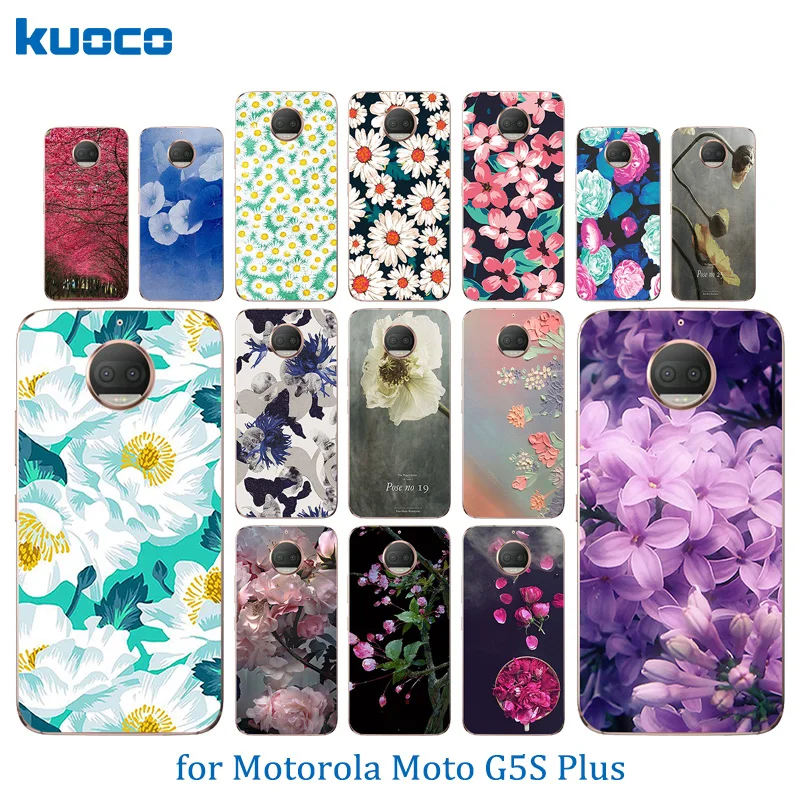 Чехол для телефона 3D 5 дюймов Motorola Moto G5S Plus Мягкая силиконовая задняя крышка из ТПУ