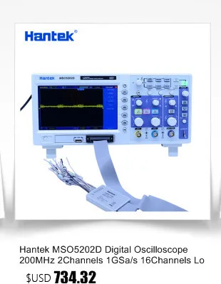 Hantek 1008C/1008B 8CH PC USB автомобильный диагностический цифровой осциллограф DAQ программа генератор 2.4MSa/s тестер транспортного средства