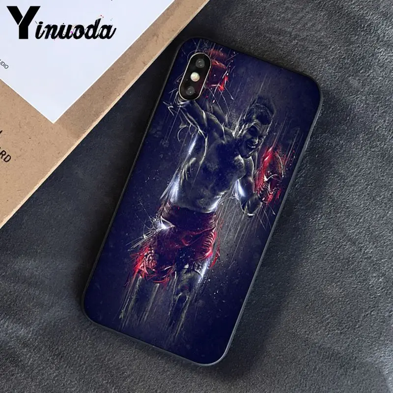 Yinuoda Muhammad Ali бокс Чемпион Новинка чехол для телефона Fundas чехол для iPhone 8 7 6 6S 6Plus X XS MAX 5 5S SE XR Fundas Capa