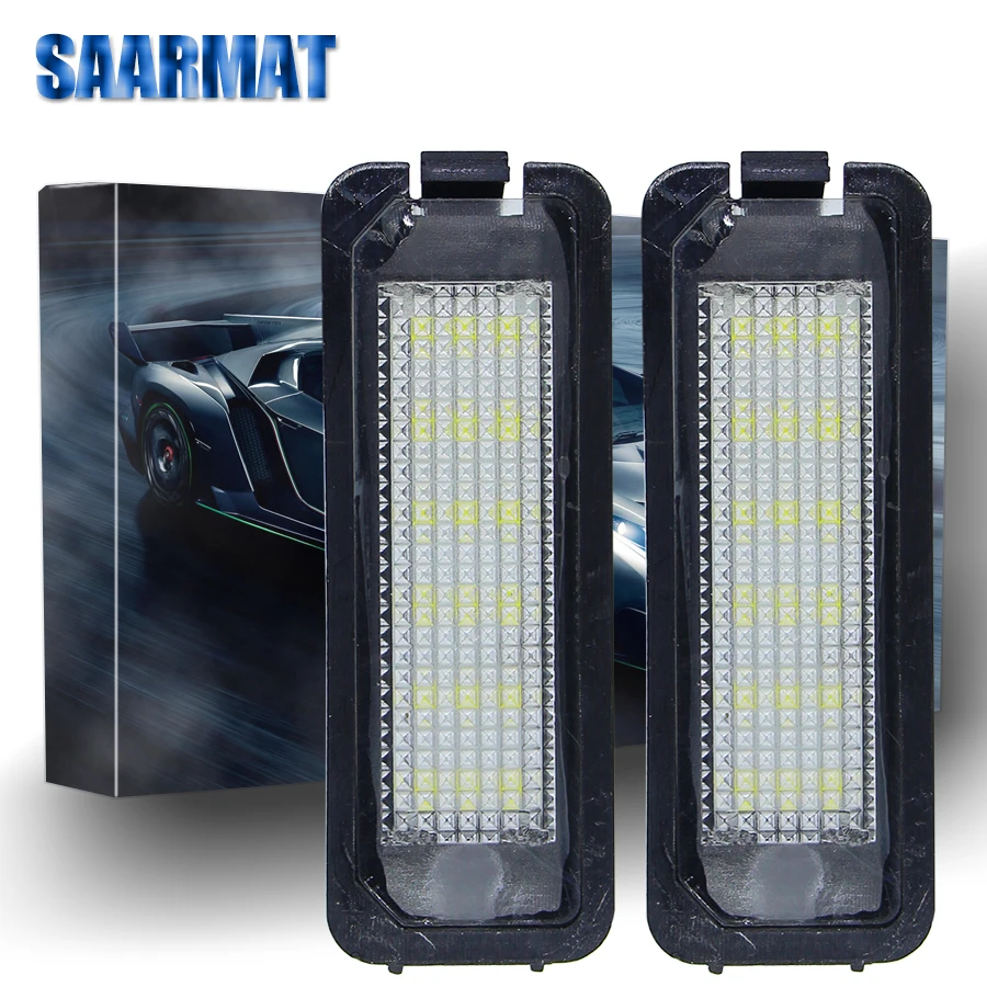 Пара светодиодных ламп для номерного знака CanBus Porsche Cayenne(958) Carrera(996 997 GT3 ) Turbo/GT2(966T