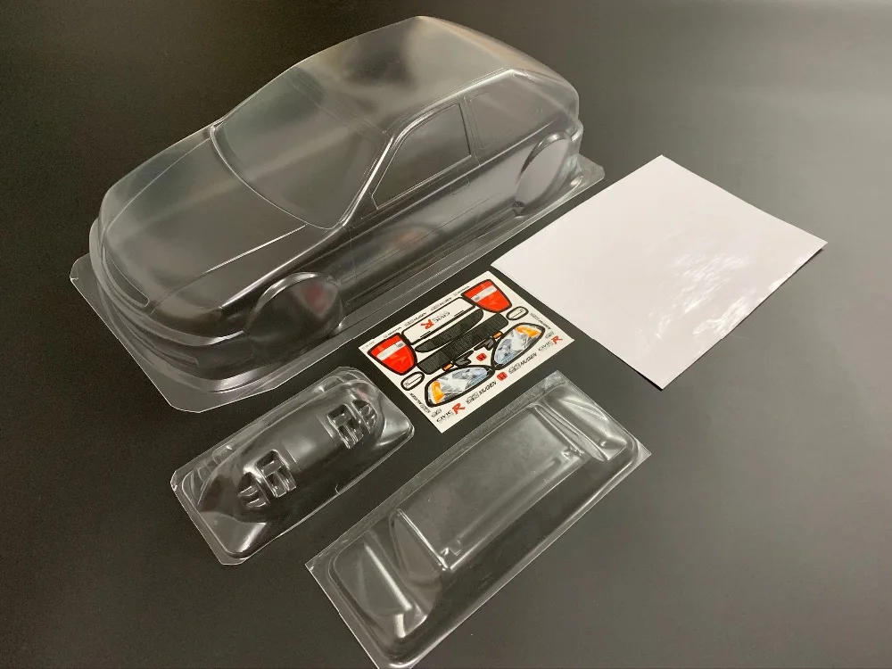 

Team C TC109 1/10 On Road EK9 Clear Body Shell Set 190MM for HPI TAMIYA HSP