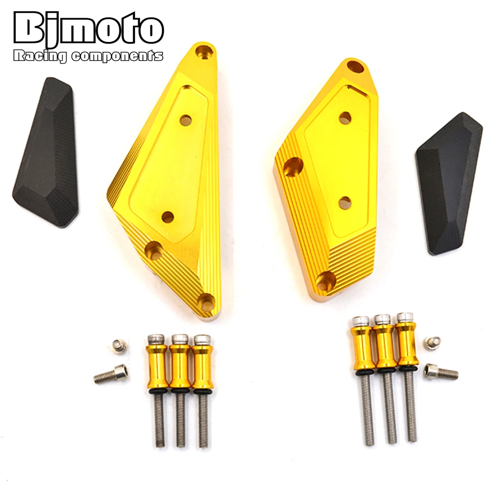 BJMOTO MT07 FZ07 2017 CNC защита двигателя боковая статор крышка Краш протектор колодки для
