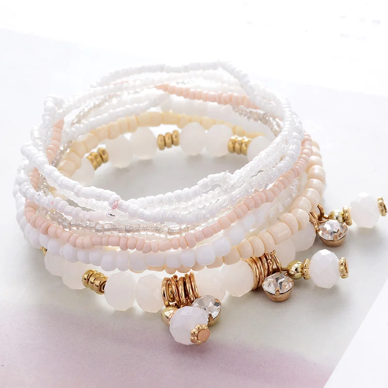 Новые Браслеты Boho для женщин ювелирные изделия девочек Bts браслет Талисман из