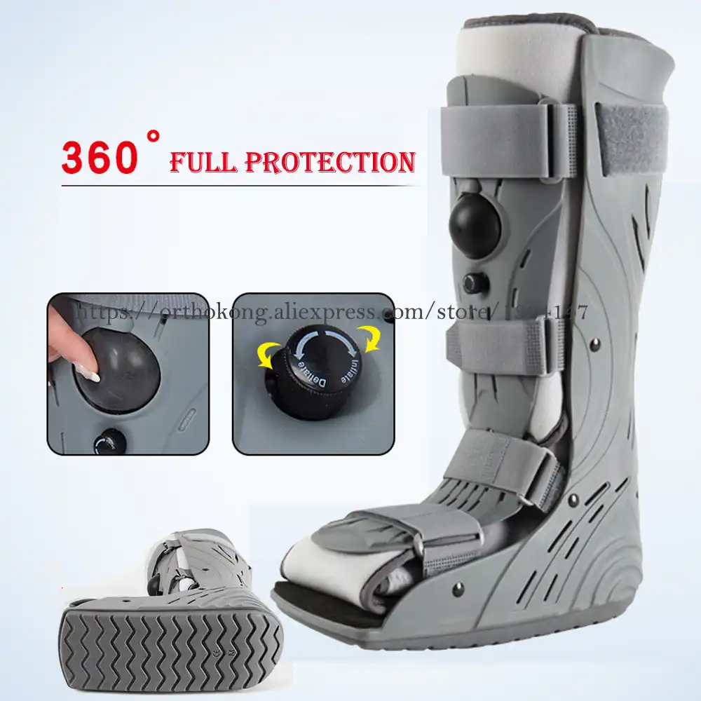 Aircast Walker Brace Extra Pneumatic Proshell Walking Boot Rupture of