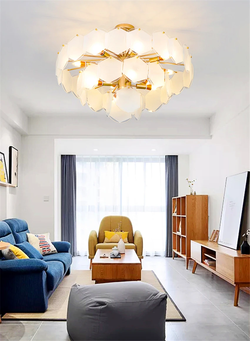 Us 600 0 30 Off Modern Luxury Living Room Decor Gl Sheet Re Chandelier Led Pendant Lamp Lighting Dining Luminaria Light Fixtures In Us 600 0 30 Off Modern Luxury Living Room Decor Gl Sheet Re Chandelier Led Pendant Lamp Lighting Dining Luminaria Light Fixtures In