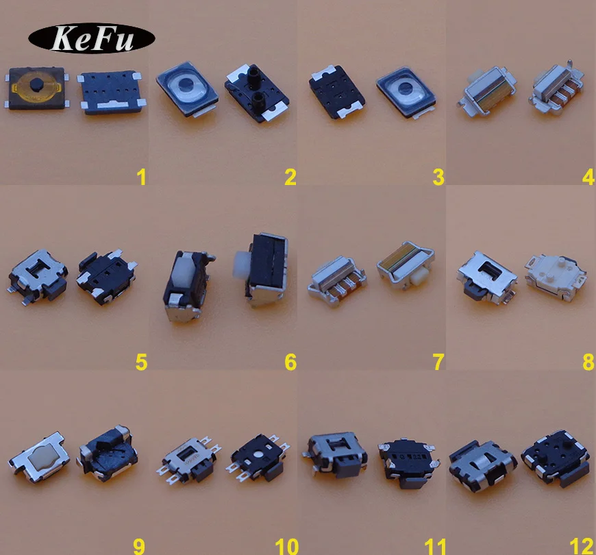 

12Models Power Button Switch Top Inner ON OFF Contact Button For iPhone 4 5 4S 4G 5C 5S Nokia E71 Samsung S2 3 Mobile phone