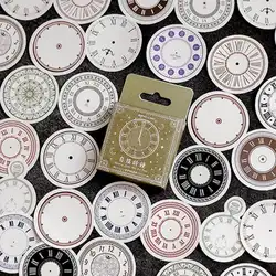 Bullet Journal часы Японский календарь канцелярские Бумага Craft винтажные наклейки Скрапбукинг декоративные часы календарные наклейки