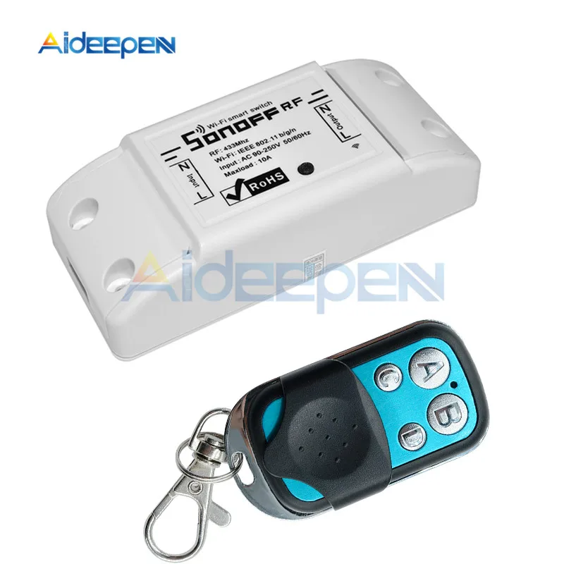 Sonoff Wireless 433MHz WIFI Remote Controller RF Remote Controller For Home DE