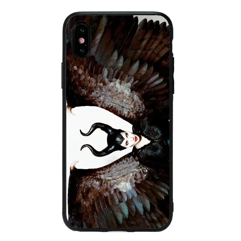 Sleeping curse Maleficent Mobile Phone Case For iPhone 11 11Pro MAX 10 X XS Max XR 5 5S SE 6 6S 7 8 Plus Soft TPU Phone Cover - Color: TPU