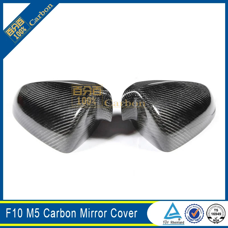 

For BMW F10 M5 Side Mirror Cover Carbon Fiber Rearview Cover Add on Model