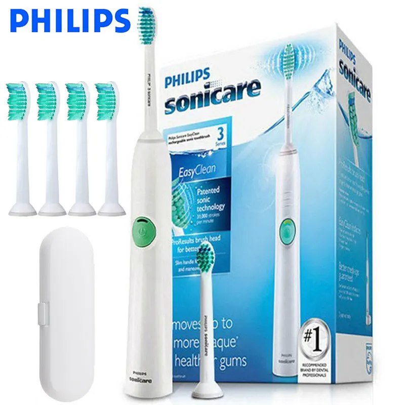 Электрическая зубная щетка Philips Sonacare HX6511 интеллектуальный Индикатор синхронизации батареи для взрослых 31000 ударов/минут 110-220 В - Цвет: EU PLUG