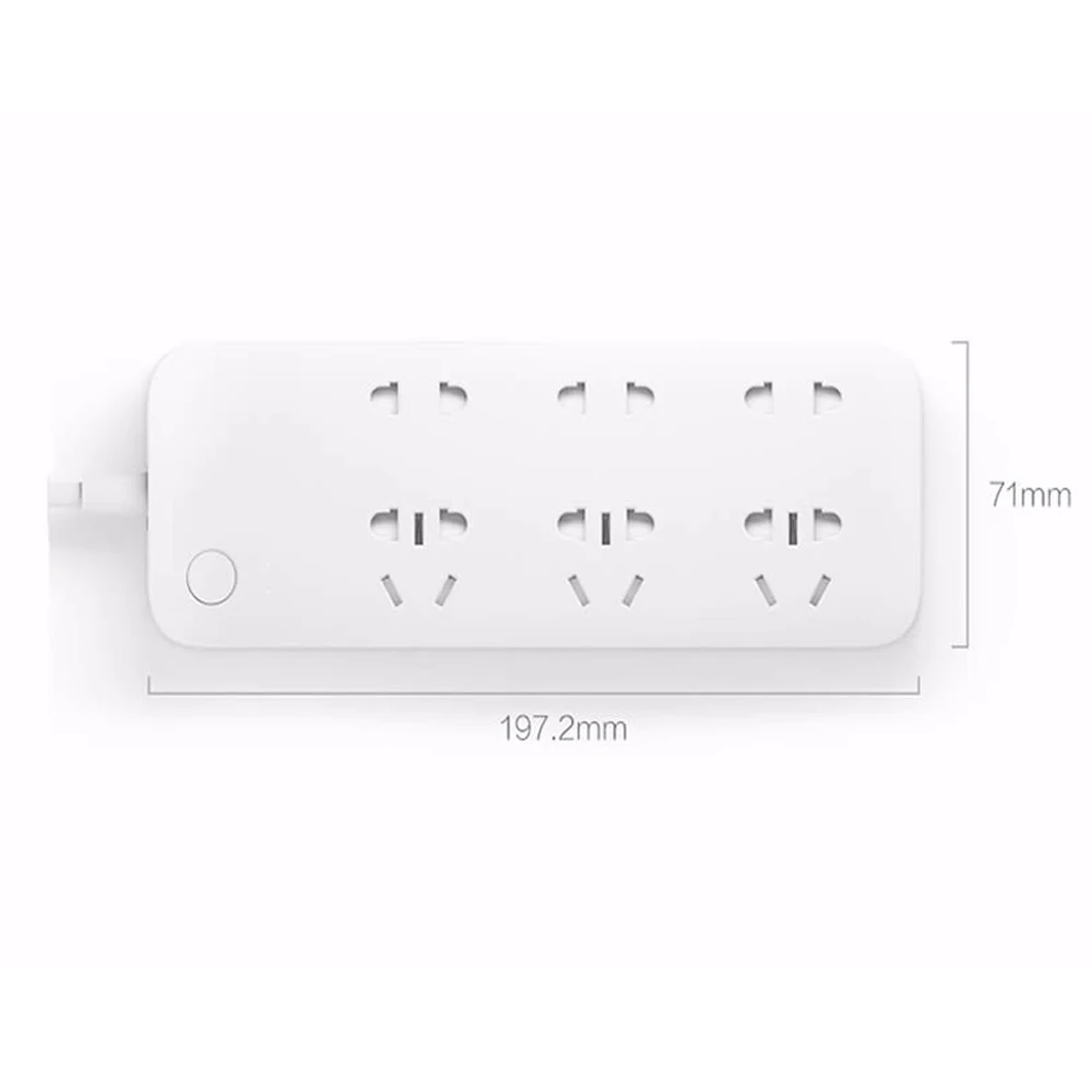 Xiaomi Mi умный блок питания 6 портов с 3 USB быстрой зарядкой 2.1A USB разъем питания зарядное устройство розетка США Великобритания ЕС AU блок питания