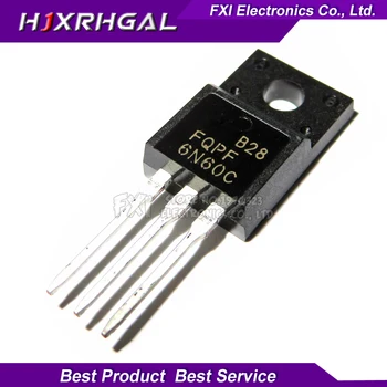 

10PCS FQPF6N60C TO-220 6N60C 6N60 TO220 FQPF6N60 New original