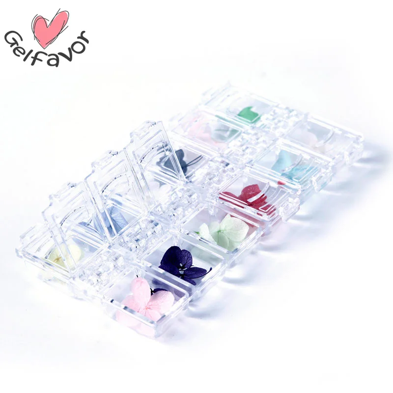 

Gelfavor 12 Colors/Box Dried Flower For Nail Art Natural Nail Dry Flowers Gel PolishTip 3D Floral Decoration Nail Art Tools