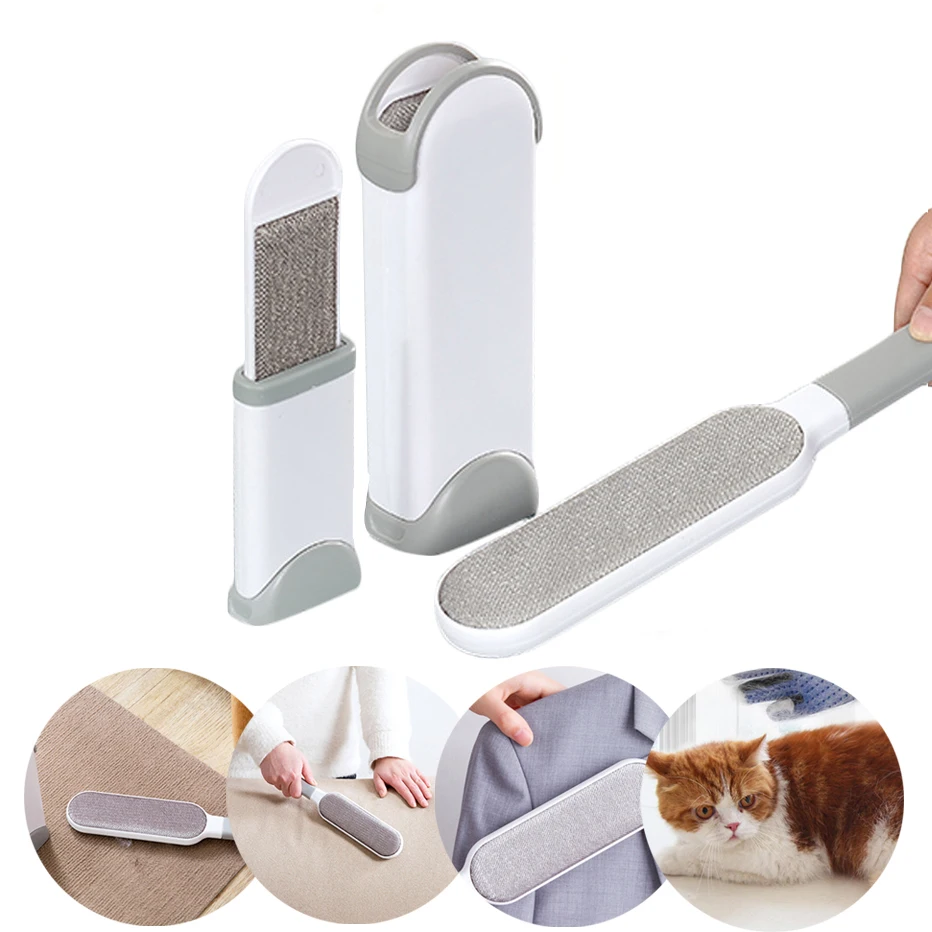 

Fur Remover Brush Magic Self-cleaning Pet Hair Brush Clothes Sofa Mattress Lint Cleaning Brushes 1PC Dust Brush Cleaning Tool