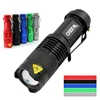 Powerful SK68 LED Q5 Water-resistant Flashlight Convex Lens Mini Torchlight Zooming Flashlight  Light Lamp 3 Modes Torch ► Photo 1/6