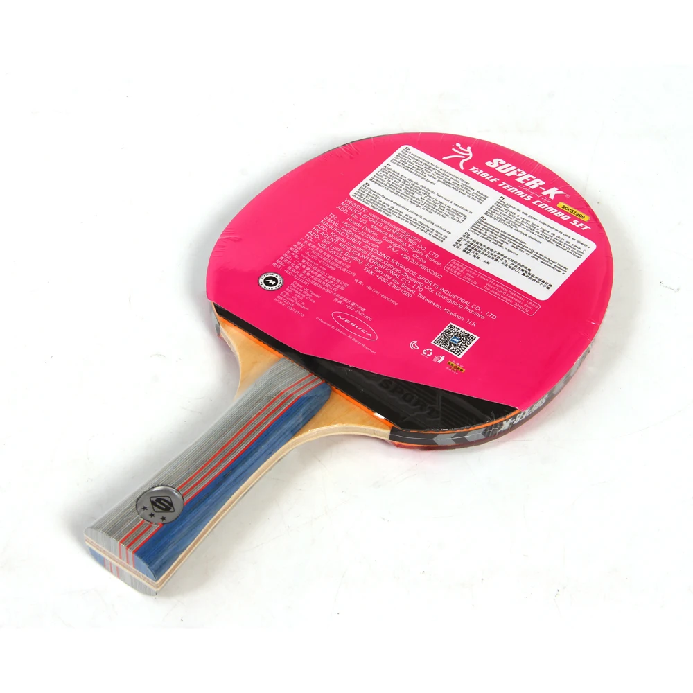 3 Star Long Handle Table Tennis Ping Pong Racket Penhold Grip Paddle Bats Blade (3)