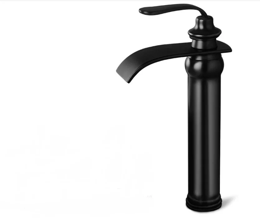 

American above counter basin basin wash basin waterfall faucet copper toilet European single cold hole hot and cold faucetLU4126