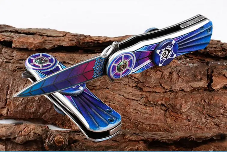 Decompression folding knife