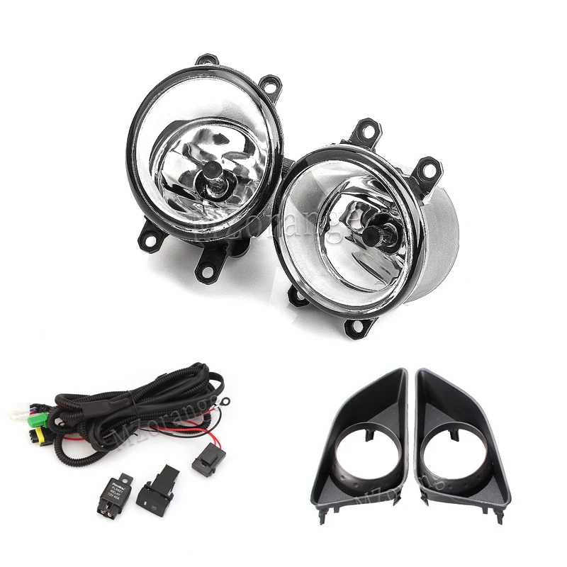 For Toyota Corolla 2008 2010 2Pcs Fog Lights Avensis Camry Ractis Verso RAV4 2003 2014 halogen
