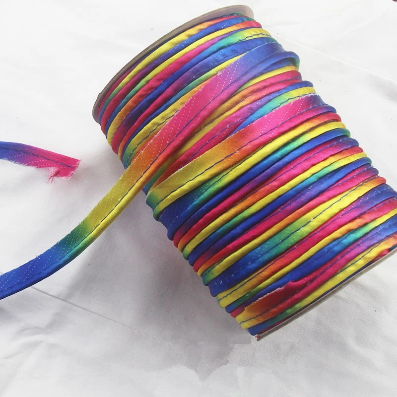 10mm Polyester BiasTape satin Binding piping Cord For Craft Sewing DIY  Handmade Accessories Rope Ribbon 10meters Webbing - AliExpress