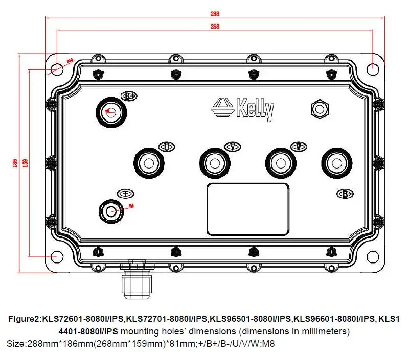 Келли контроллер KLS14401-8080I, 24 V-144 V, 300A, синусоидальной мотор BLDC контроллер для электрического транспортного средства