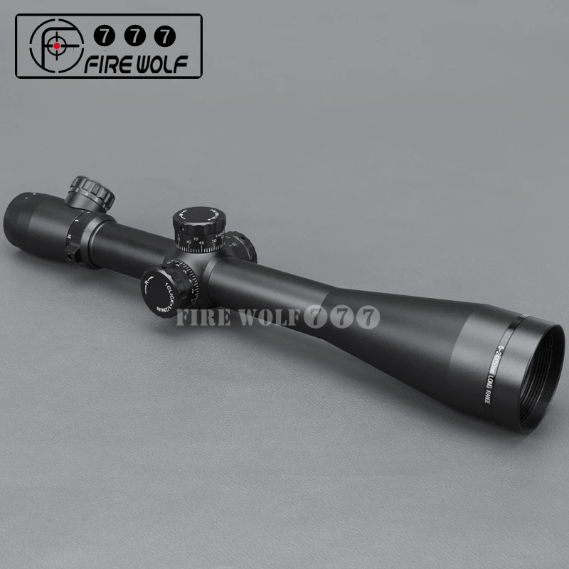 

FIRE WOLF M3 6-24x50 Tactical Optics Riflescope Red&green Dot Reticle Fiber Sight Rifle Scope 30mm Tube Riflescope Scope